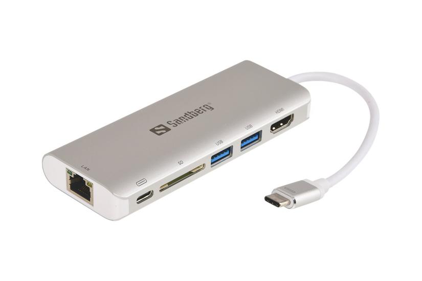 Dockingstation   Usb   Hdmi   1gbe fra Sandberg