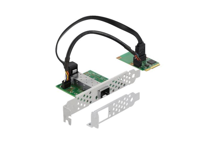 Mini PCIe Netværksadapter med Gigabit SFP 1x