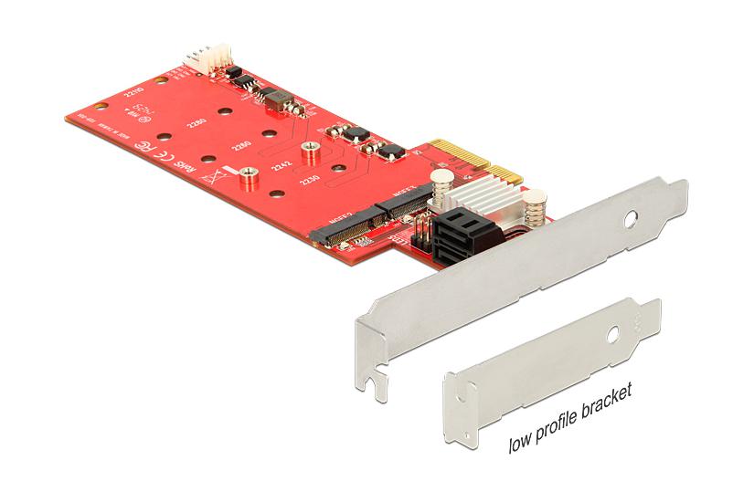Lagringskontrol   M.2 Card   Pcie 2.0 X4 fra Delock
