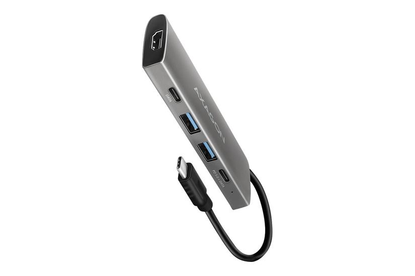 Hmc 5g2 Speedster 5h   Dockingstation   Usb C 3.2 Gen 2   Thunderbolt 3   Hdmi fra Axagon