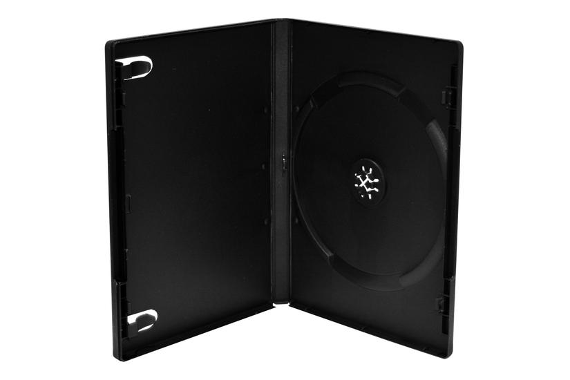 Dvd Leerbox   50pcs Single Schwarz fra Mediarange