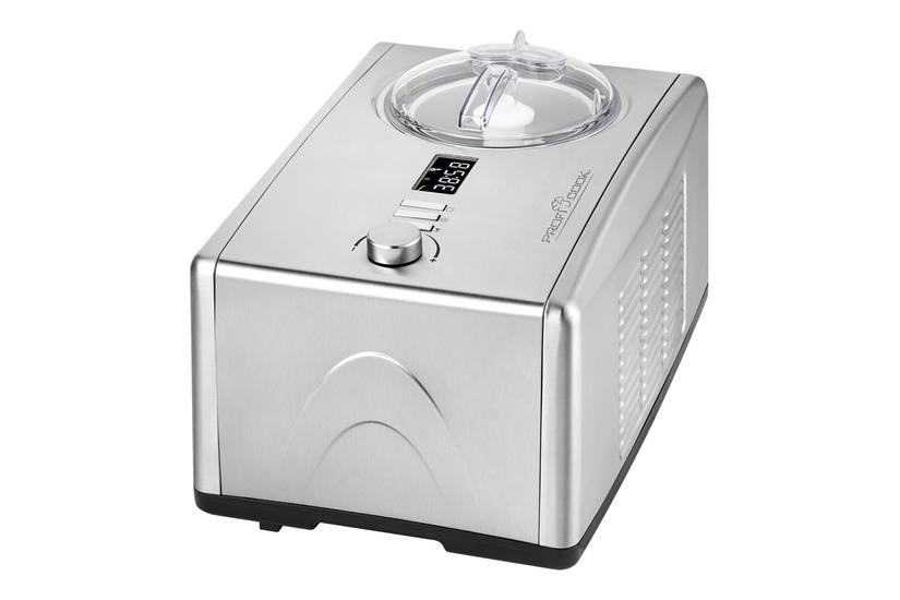 Pc Icm 1091 N   Frossen Yoghurt Is Sorbetmaskine   Rustfrit Stål Sort fra Proficook