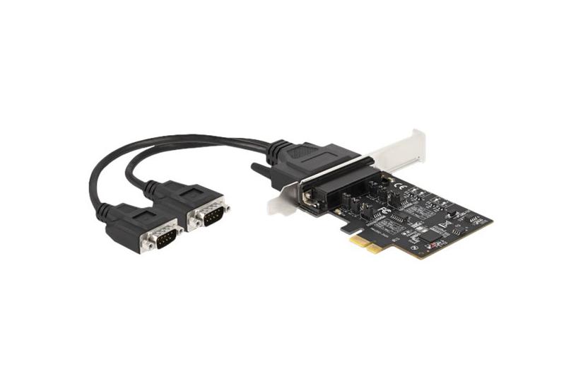 Seriel Adapter   Pcie 2.0   Rs 422 485 X 2 fra Delock