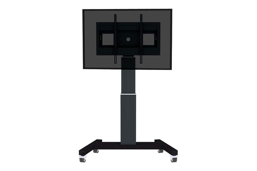 Plasma M2500 Vogn Med Hjul   Motoriseret   For Fladt Panel Medieafspiller Mini Pc   Sort, Ral 9005 fra Neomounts