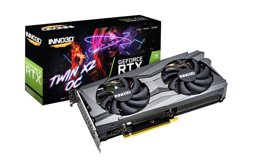 Inno3d Geforce Rtx 3060 Twin X2 Oc Grafikkort   8gb Gddr6   Nvidia Rtx 3060   Pci Express 4.0 X16 fra Innovision