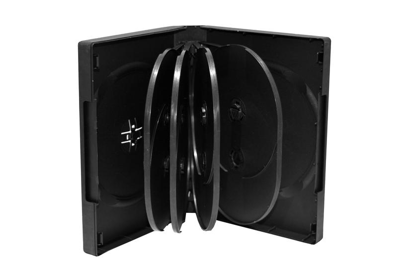 DVD-opbevaringsæske til 10 skiver, sort, 3 stk.
