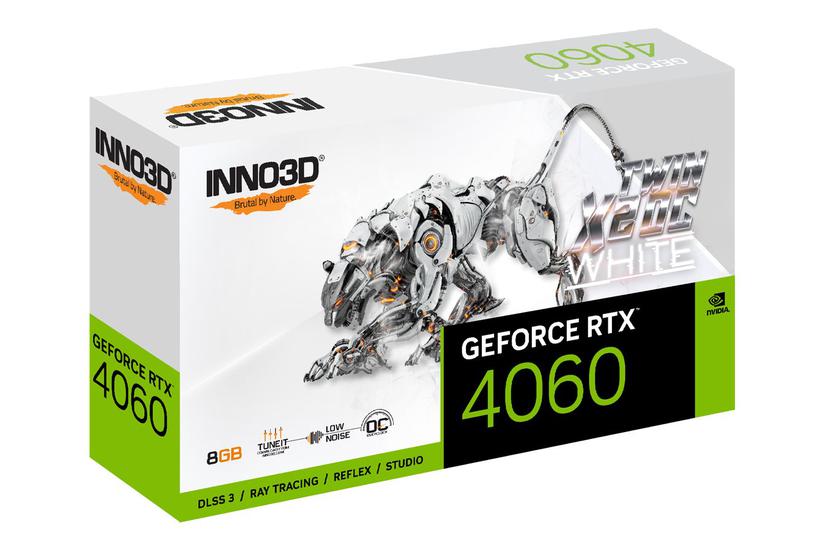 Inno3d Geforce Rtx 4060 Twin X2 Oc White Grafikkort   8gb Gddr6   Nvidia Rtx 4060   Pci Express 4.0 X8 fra Innovision