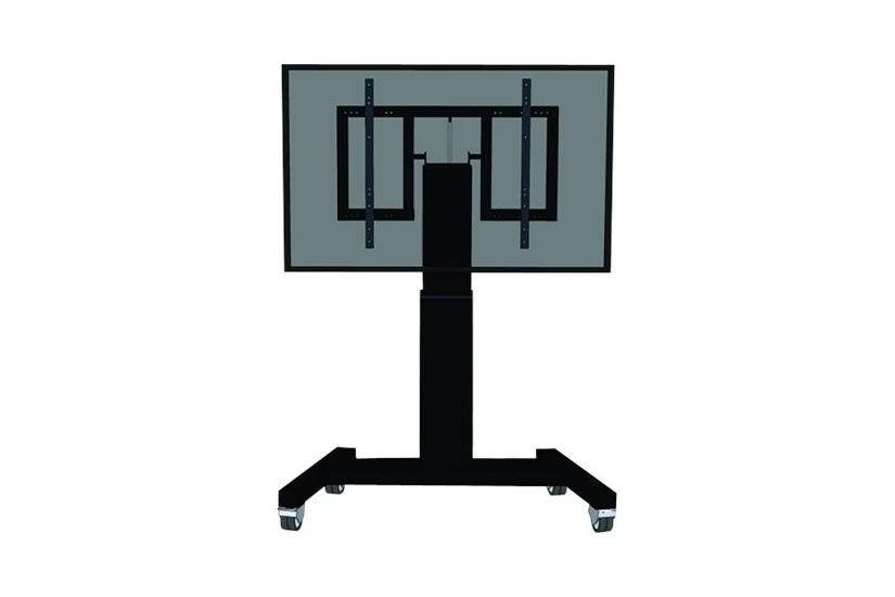 Plasma M2500t Vogn Med Hjul   Motoriseret   For Fladt Panel Medieafspiller Mini Pc   Sort, Ral 9005 fra Neomounts